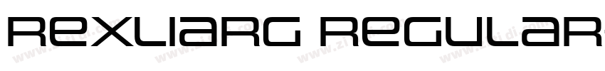 RexliaRg Regular字体转换